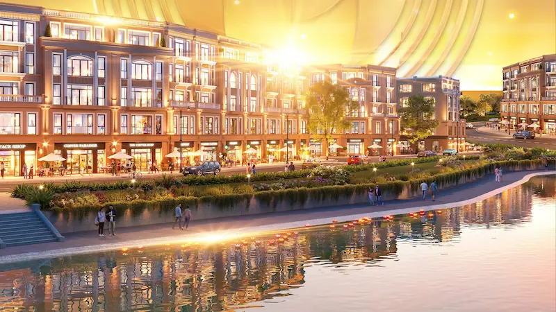 Townhouse view hồ tại Vinhomes Giảng Võ