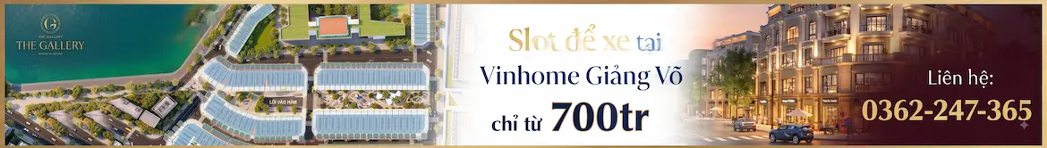 banner quảng cáo slot để xe vin giảng võ