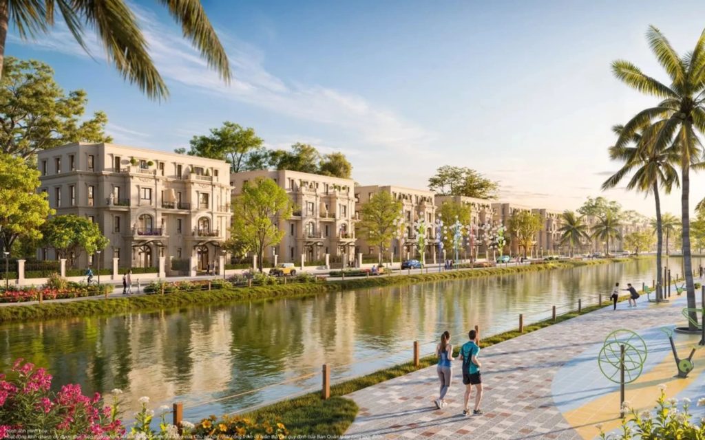 Biệt thự song lập Pháp tại Phân khu Bình Minh Vinhomes Đan Pượng